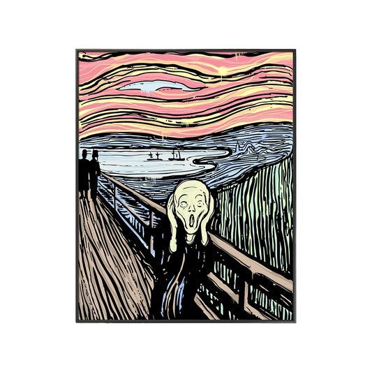 Pastel Scream er et kunstverk av den norske kunstneren Salke