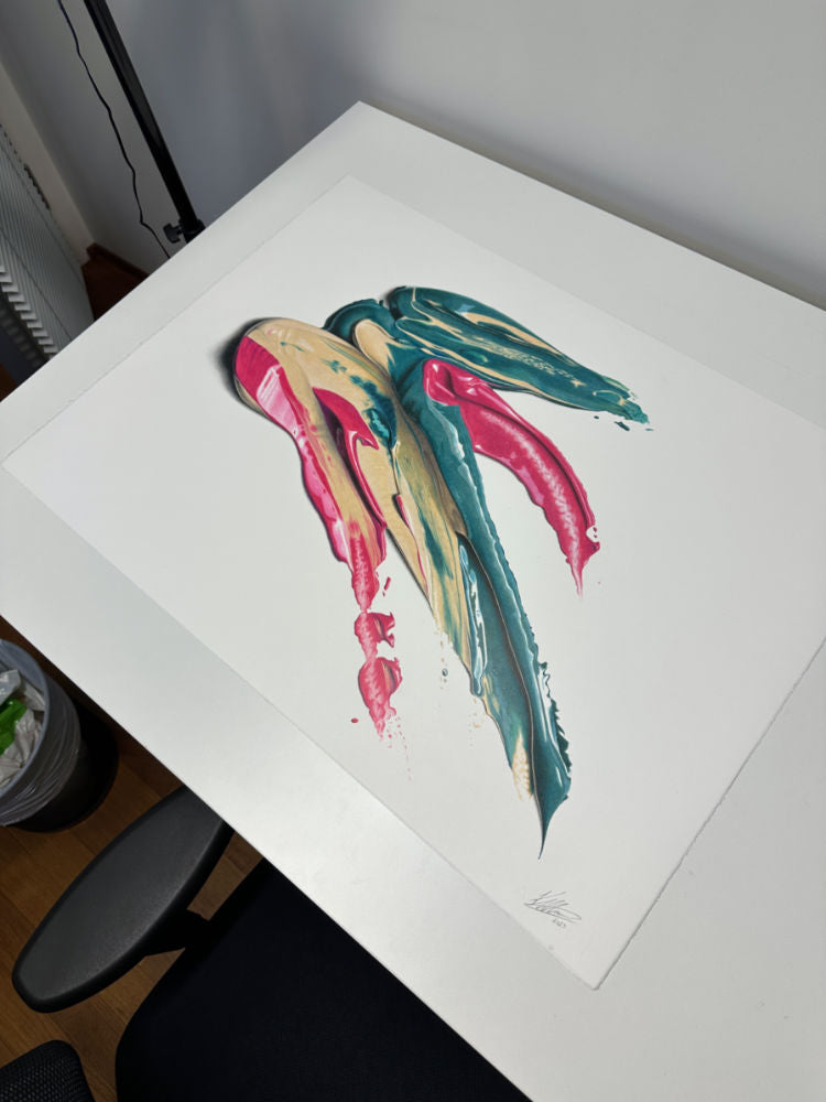 Kunstverket Abstract Realism av den norske kunstneren Kristoffer Ask Hansen