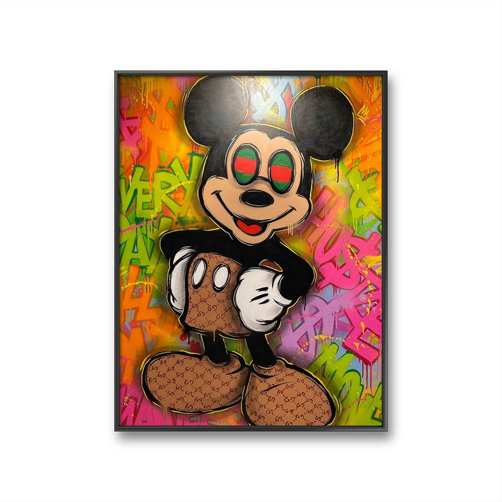 Kunstverket All is Gucci Mickey er laget av Salke