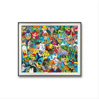 Andys leker kan fås med enkel sort innramming dersom man ønsker det.