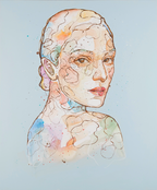 Maleriet "Anker" kommer i størrelsen 120 x 100 cm