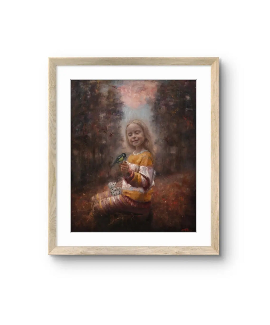 Ønsker du innramming av kunsttrykket "Åpenbaringen" på papir? Ta kontakt og vi hjelper deg!