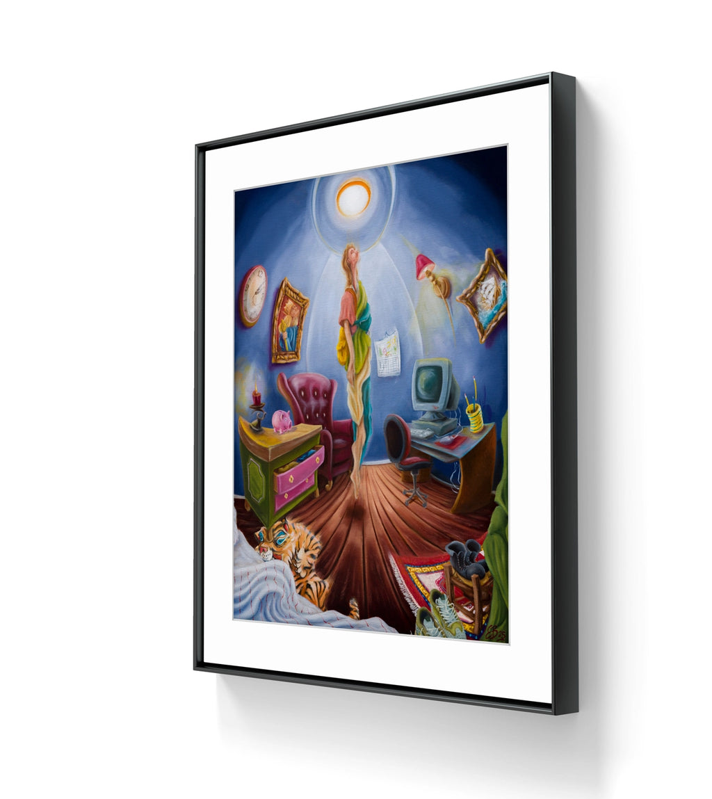 Kunsttrykket "Ascend" kommer i størrelsen 46 x 56 cm.