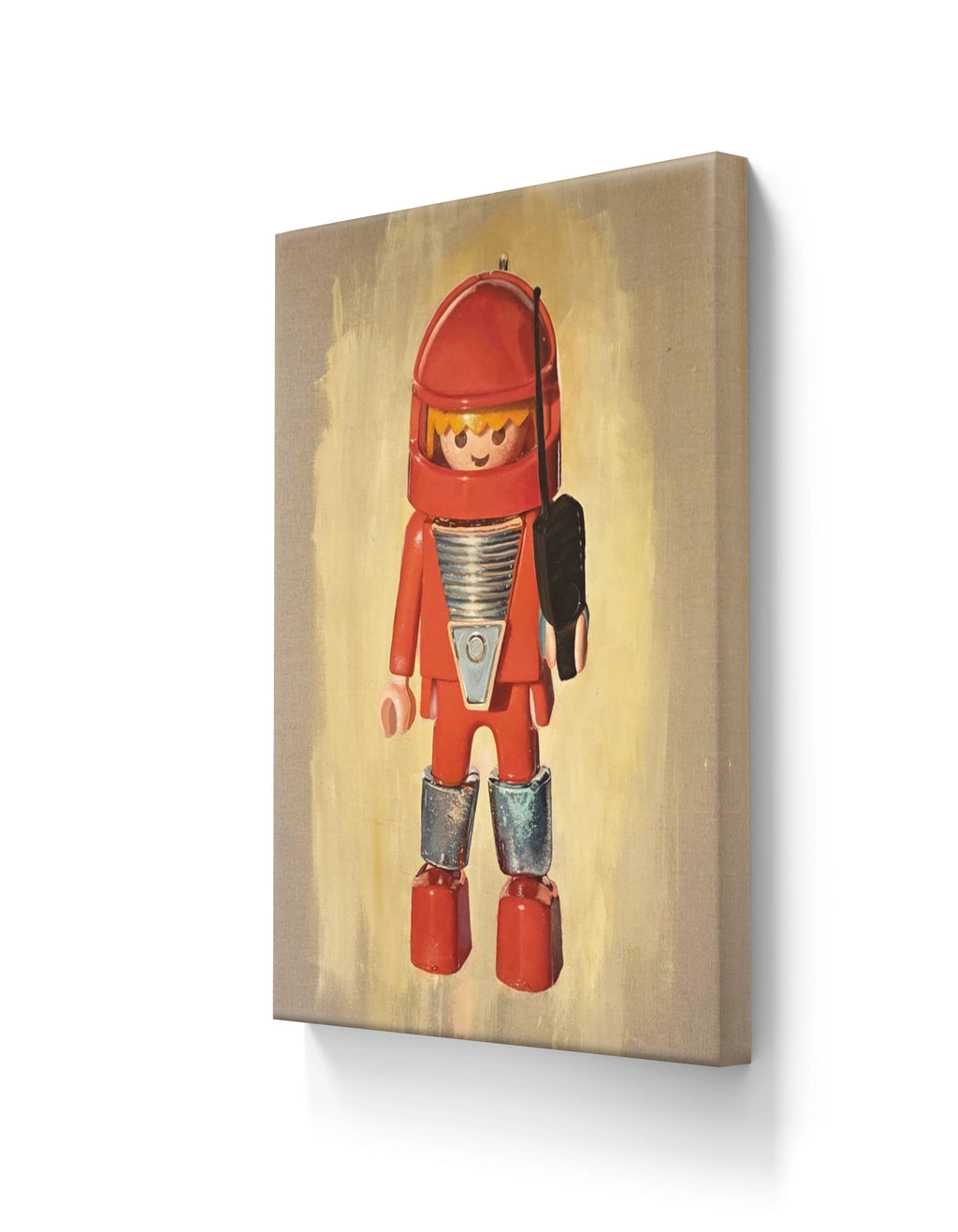 Maleriet "Astronaut" kommer i størrelsen 115 x 78 cm
