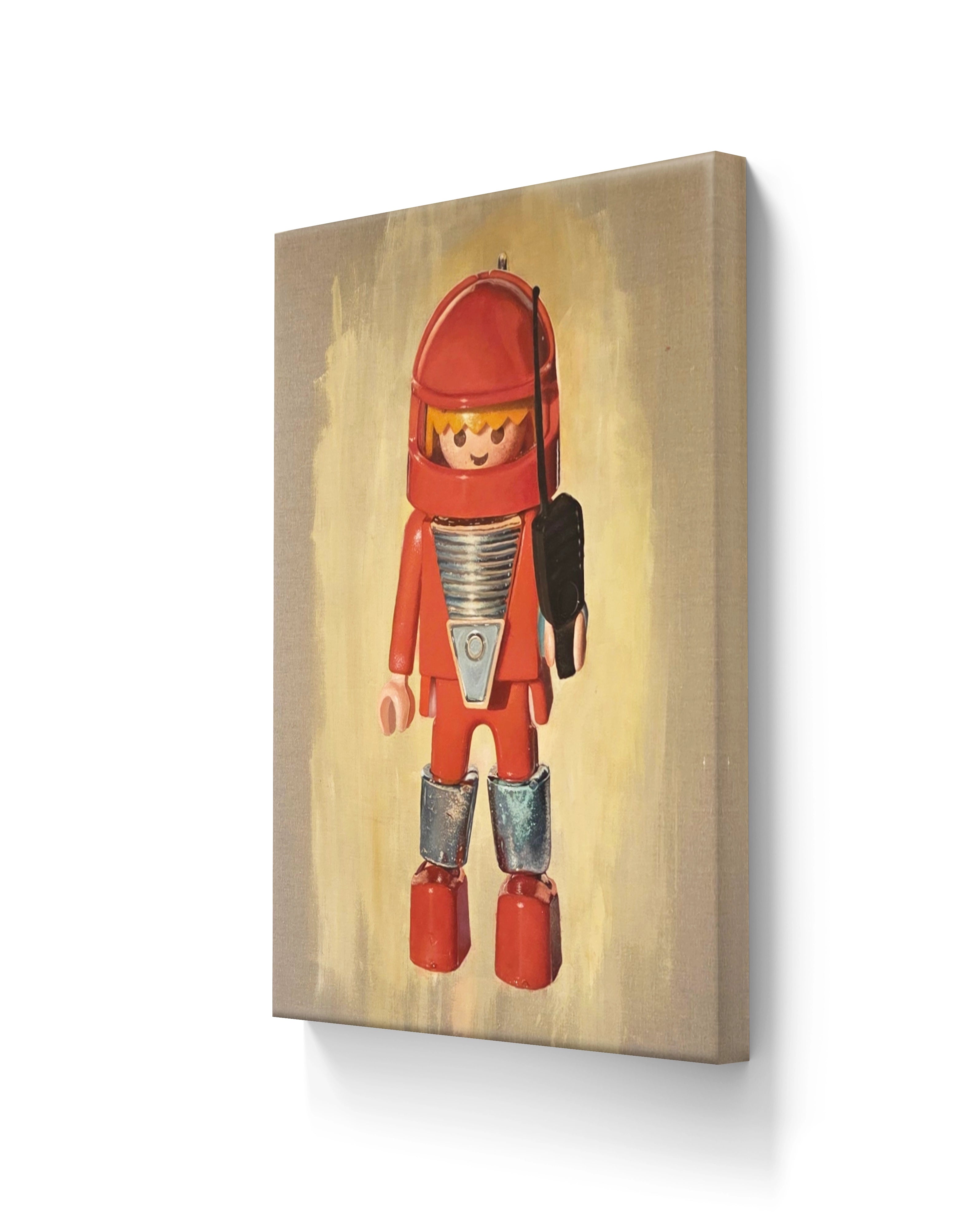 Maleriet "Astronaut" kommer i størrelsen 115 x 78 cm