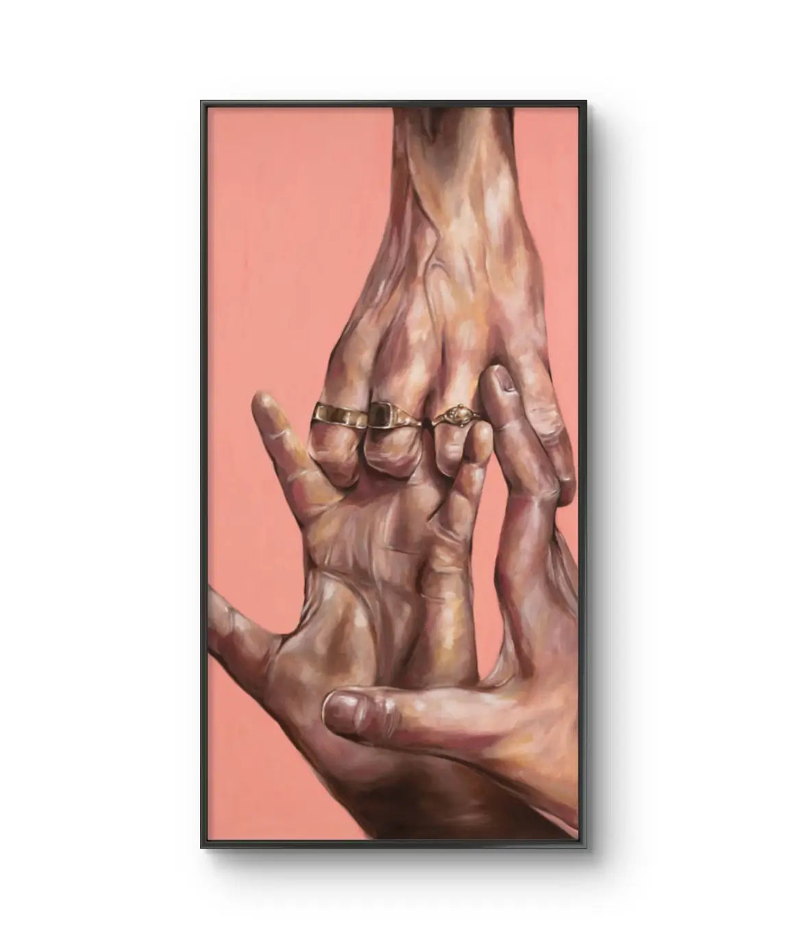 Maleriet "Attachment" av samtidskunsteren Hanne Giertsen.