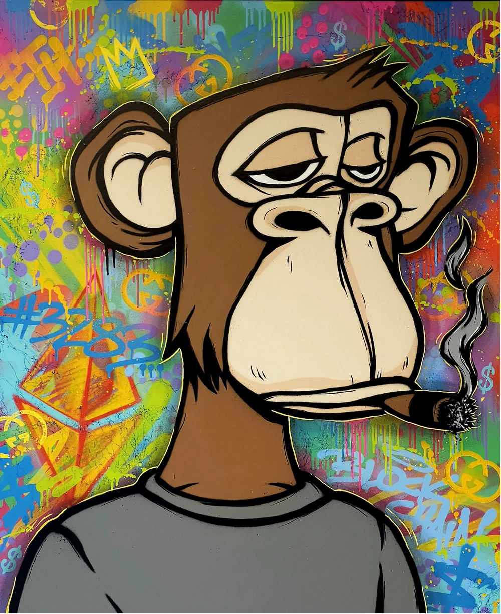 Detaljebilde av kunstverket "BA 3283" av den norske kunstneren Salke1