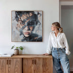 Balanced by light er et maleri av den norske samtidskunstneren Laila Maria Mæland.