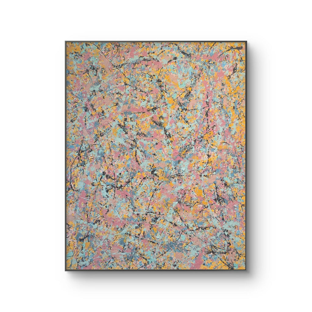 Maleriet "Bask in reflected glory" av den norske kunstneren Vegard Blomberg.
