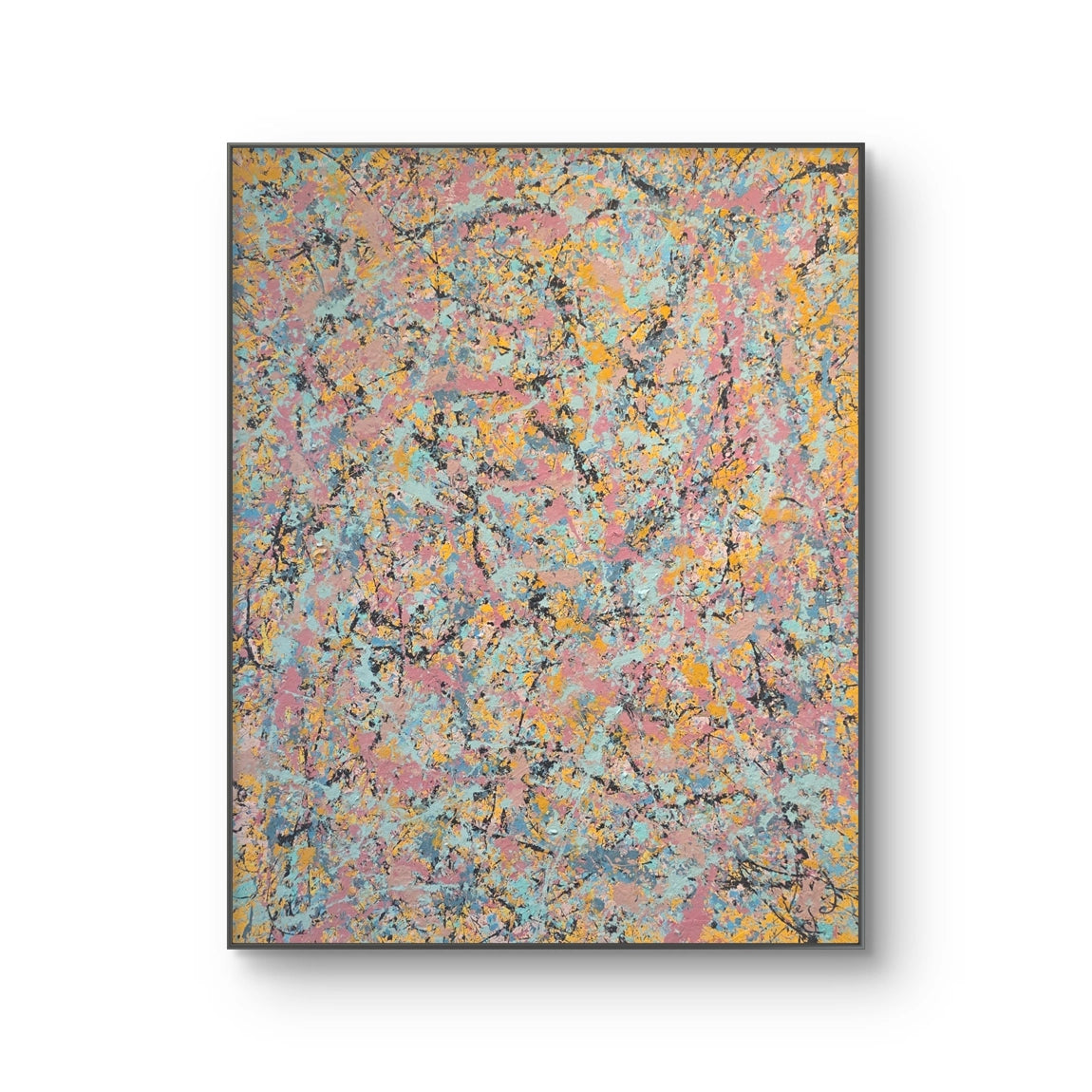 Maleriet "Bask in reflected glory" av den norske kunstneren Vegard Blomberg.