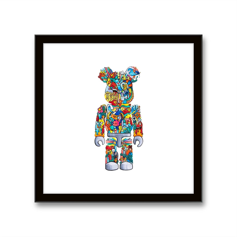 Bearbrick X Doodle er et kunstverk laget av Pancx