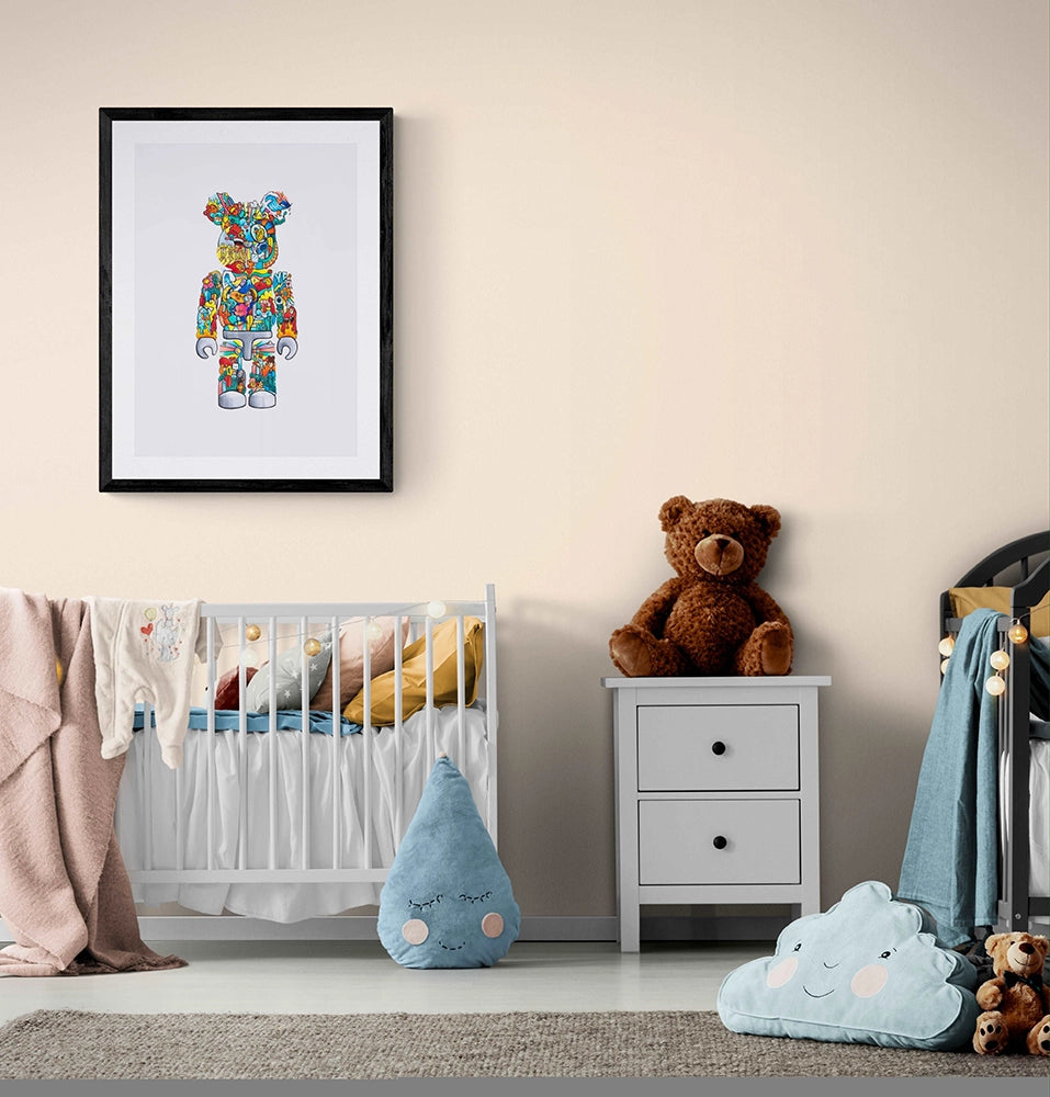 Kunstverket kommer i to ulike størrelser: A3 og A2