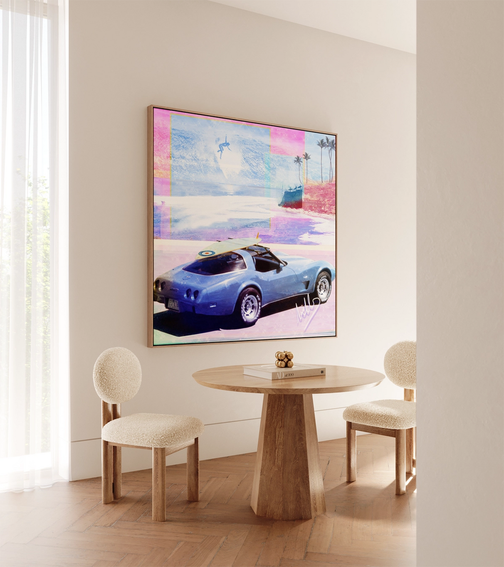 Se kunstverket "Bells Beach" i galleri M35 på Tjuvholmen. 