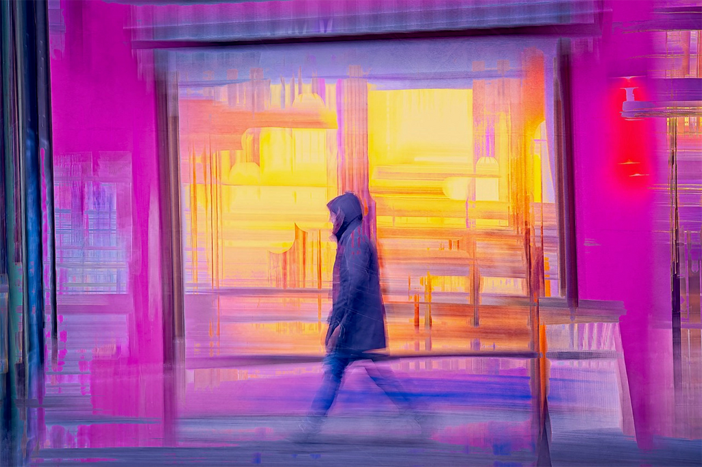 Detaljebilde fotokunsttrykket "Below Zero" av Douglas Carr
