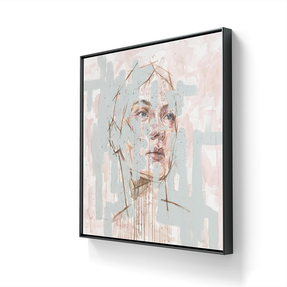 Trykket på canvas leveres med sveveramme