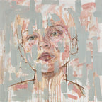 Trykket kommer i en versjon på lerret, denne er også håndkolorert av kunstneren.