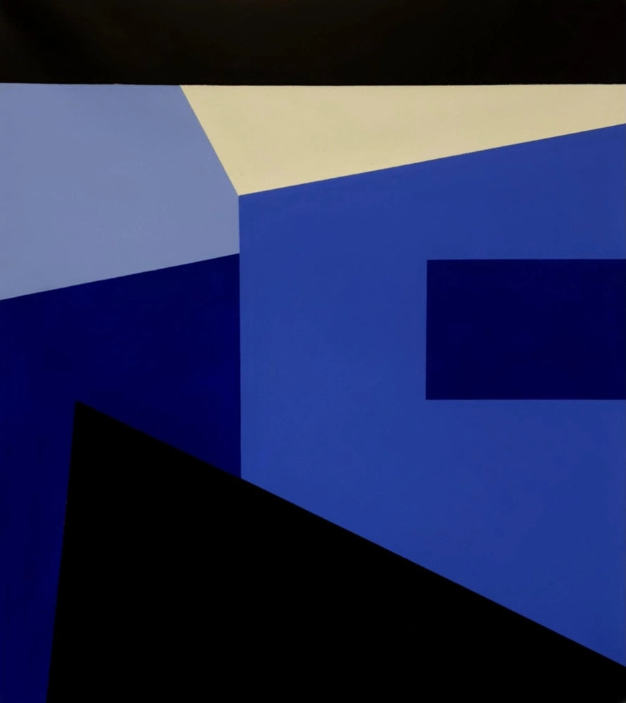 Kunstverket Blue av Arild Askeland kan du se på galleri M35 på Tjuvholmen