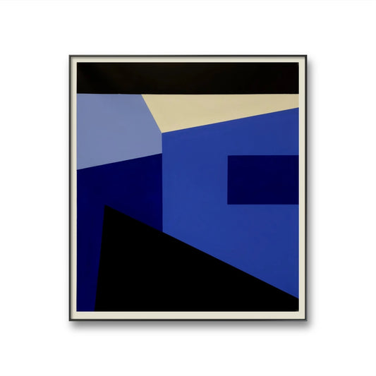 Det abstrakte kunstverket Blue av den norske Kunstneren Arild Askeland