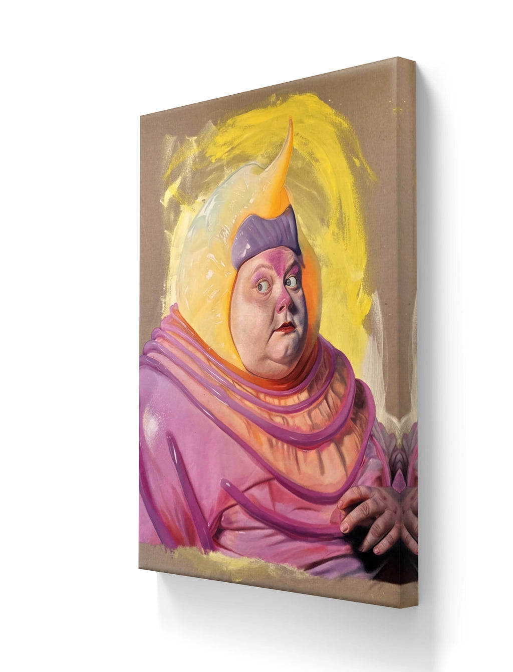 Maleriet "Bolga" kommer i størrelsen 190 x 140 cm