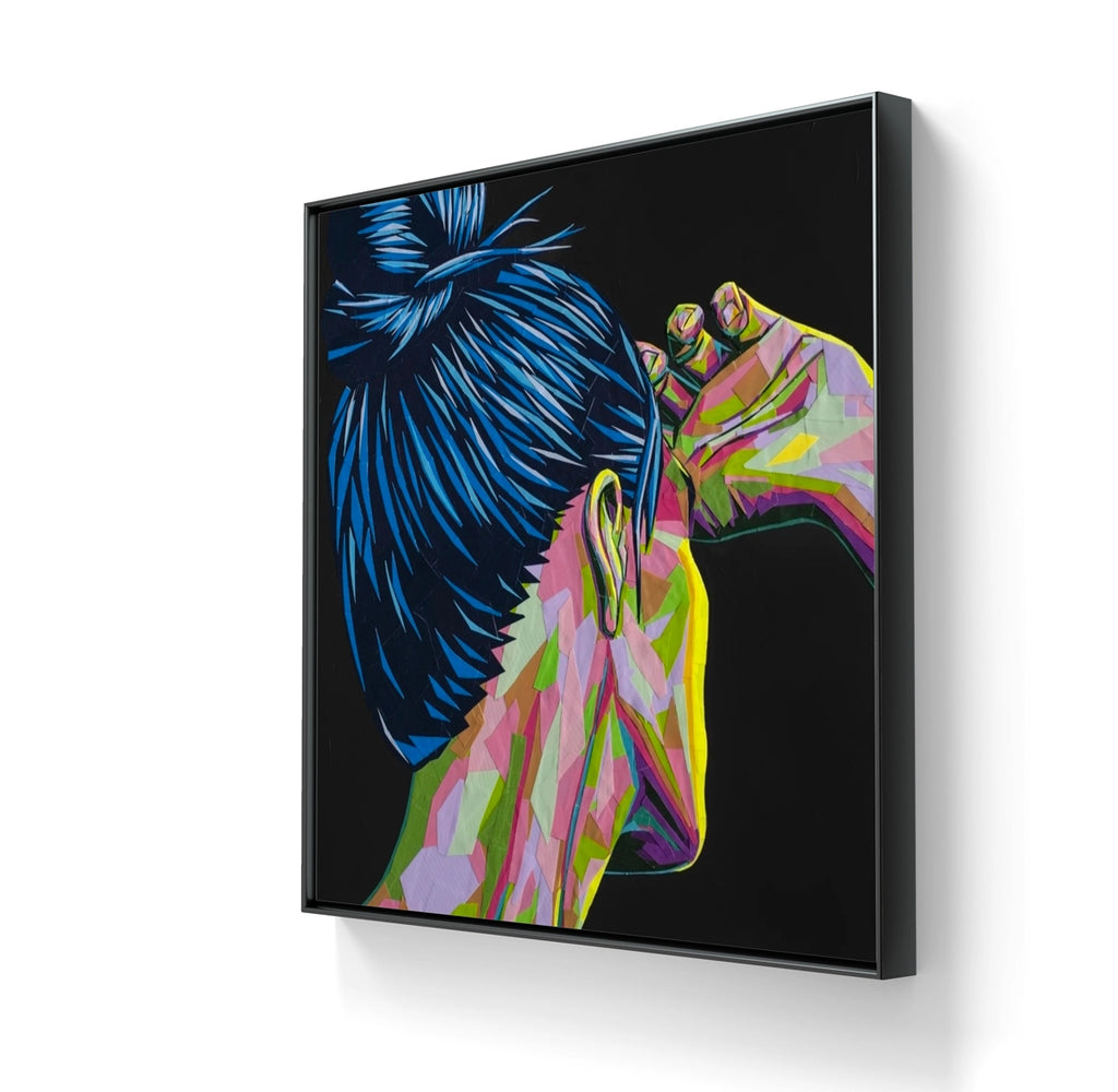 Kunstverket "Box" kommer i størrelsen 64 x 51 cm