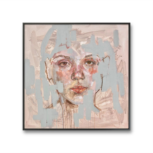 Fine art giclée trykket "Calm" av den norske kunstneren Lea Alstad, signert og nummerert i et begrenset opplag. 