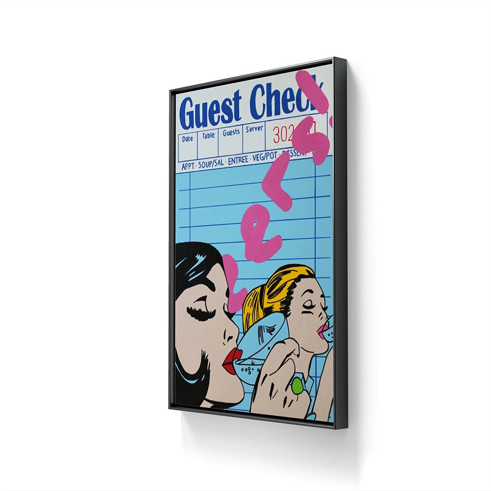 Kunstverket Cheers kommer i størrelsen 100 x 149 cm