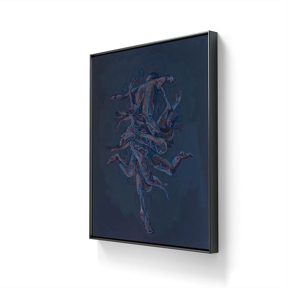 Trykket kommer i en versjon på lerret, denne er også håndkolorert av kunstneren.