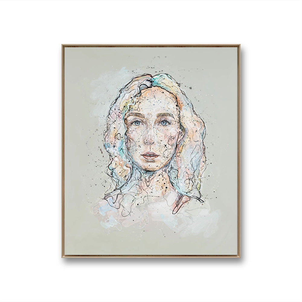 Trykket kommer i en versjon på lerret, denne er også håndkolorert av kunstneren.