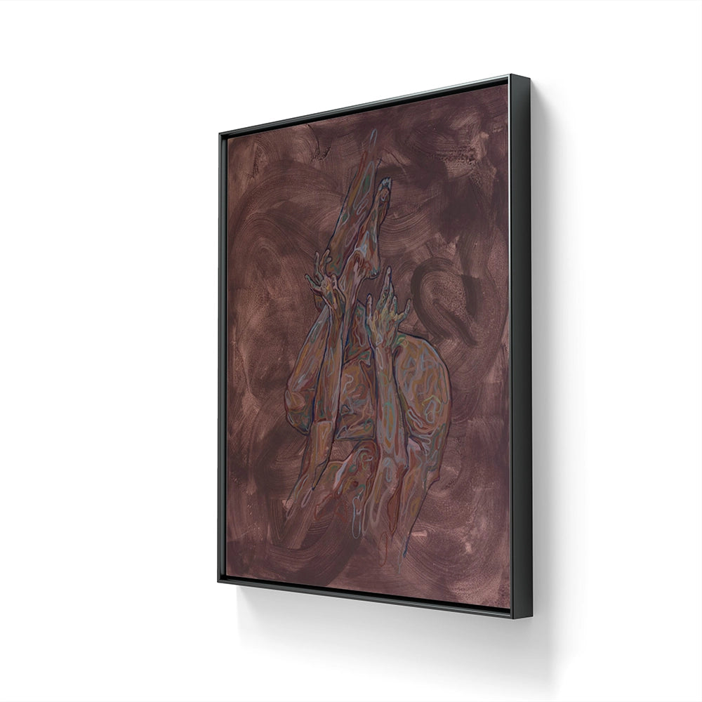 Trykket kommer i en versjon på lerret, denne er også håndkolorert av kunstneren.