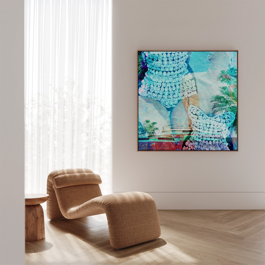 Kunstverket "Coco Riva" kan sees i galleri M35 på Tjuvholmen. 