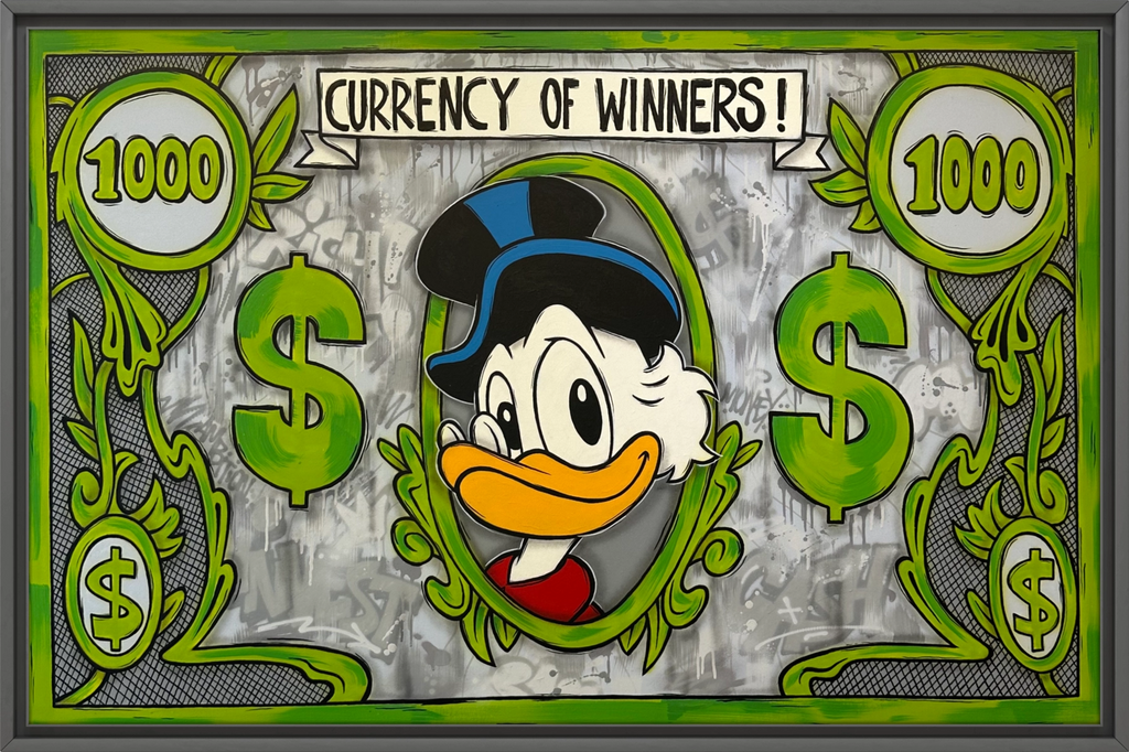 Detaljebilde av maleriet "Currency Of Winners" av Salke1.