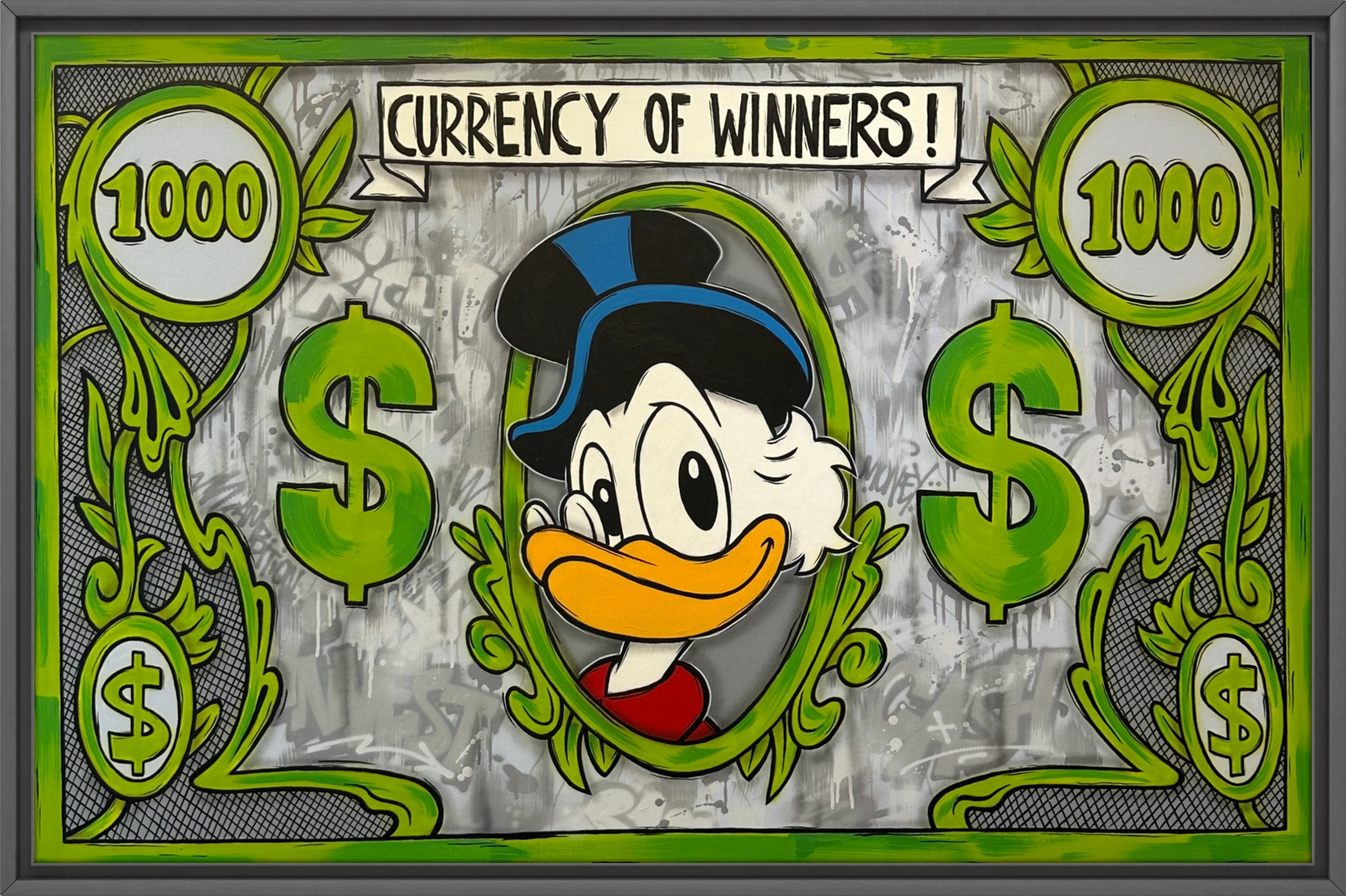 Detaljebilde av maleriet "Currency Of Winners" av Salke1.