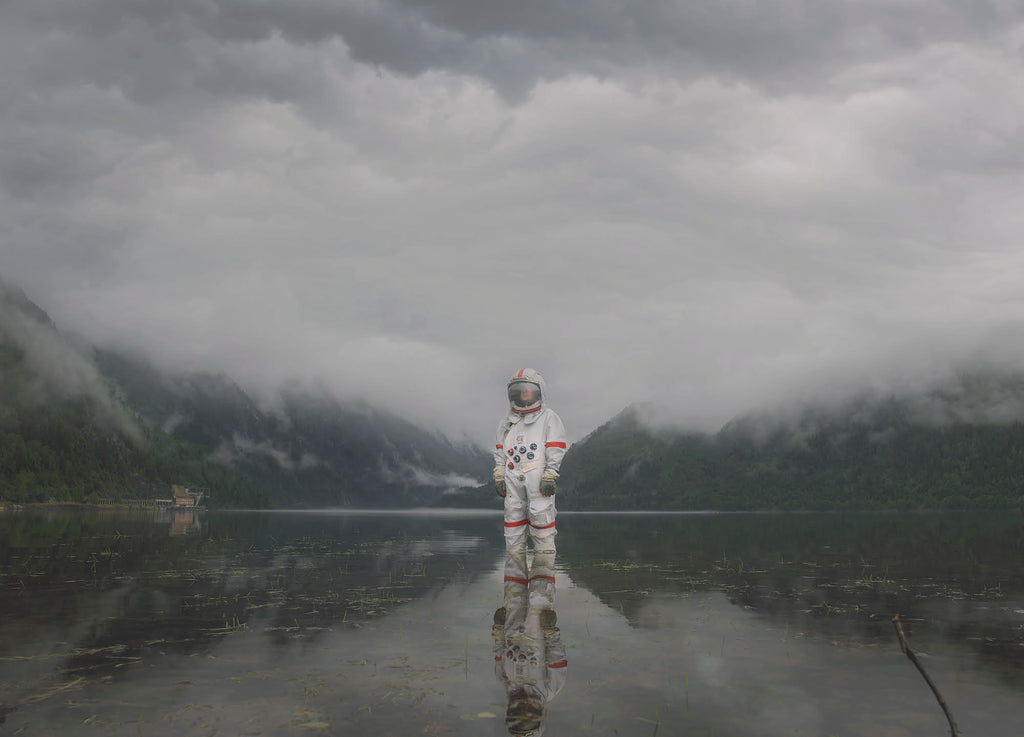 Detaljebilde av fine art fotokunsttrykket "Dalen" av Ole Marius Jørgensen.