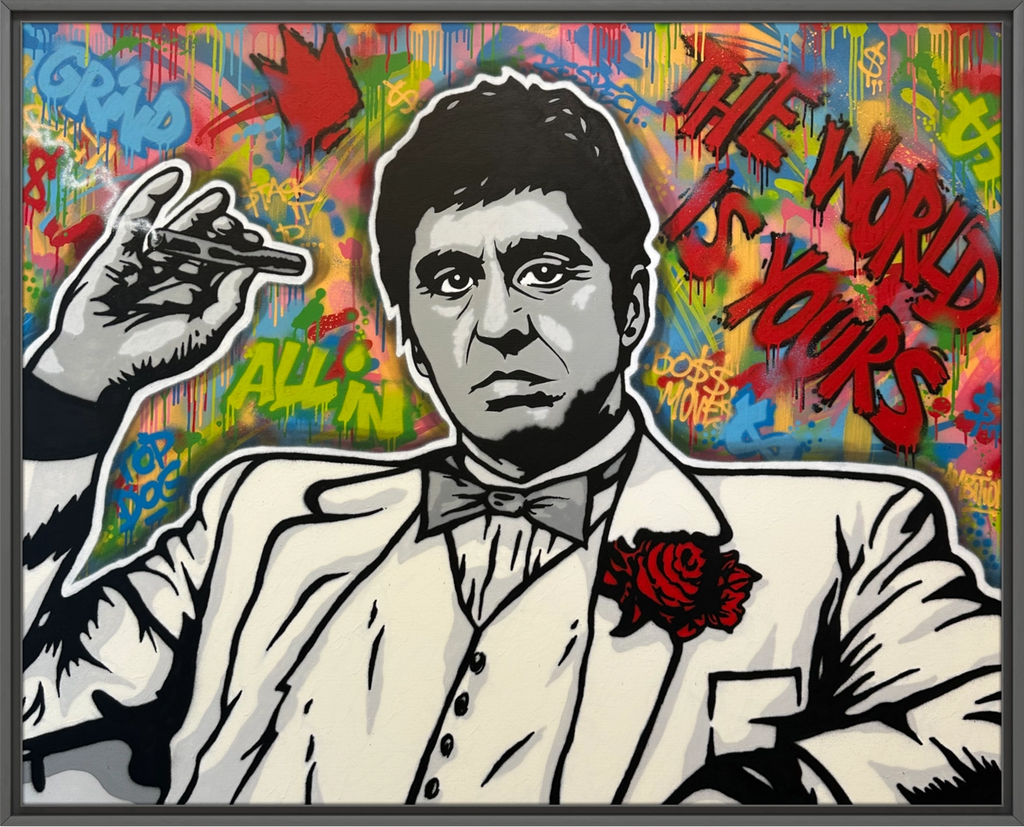 Detaljebilde av Kunstverket "Earned, Not given" av den norske kunstneren Salke1