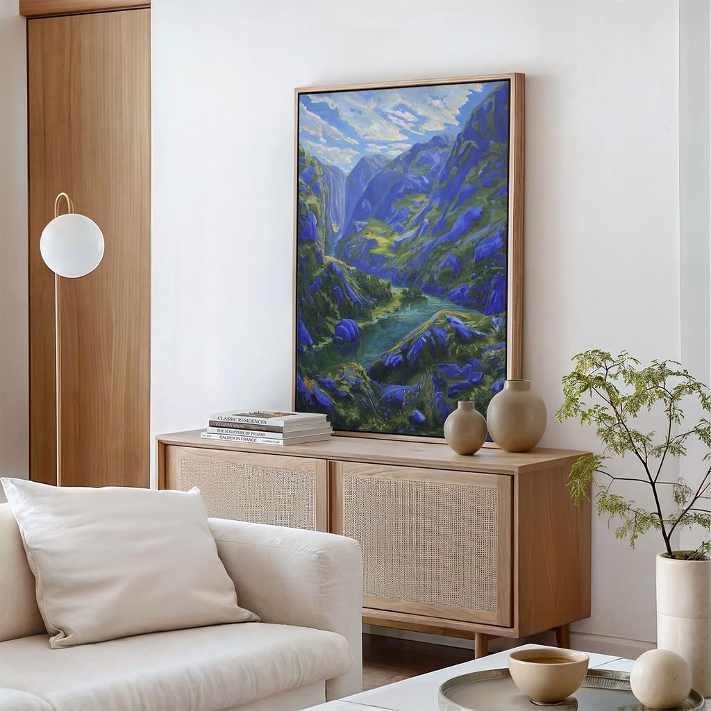 "Ekkoets nabo" leveres ferdig innrammet