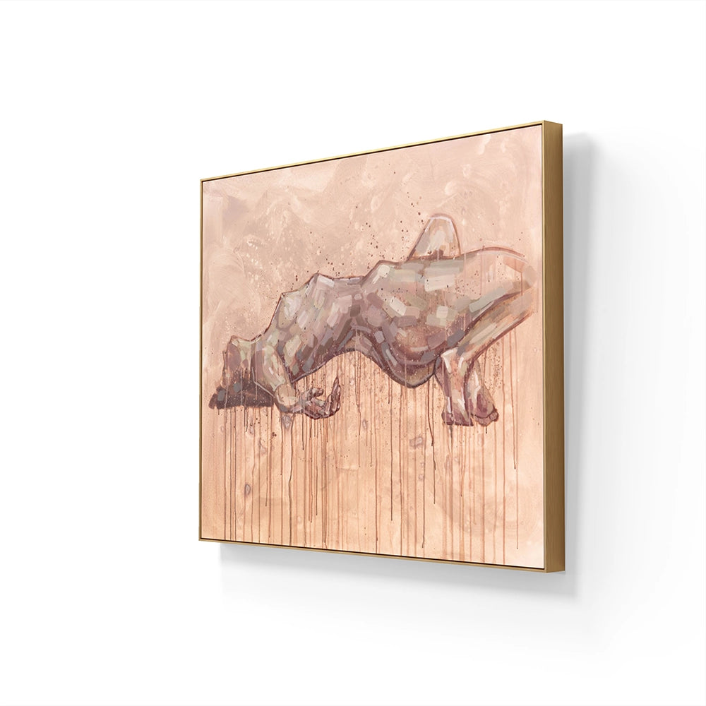 Trykket kommer i en versjon på lerret, denne er også håndkolorert av kunstneren.