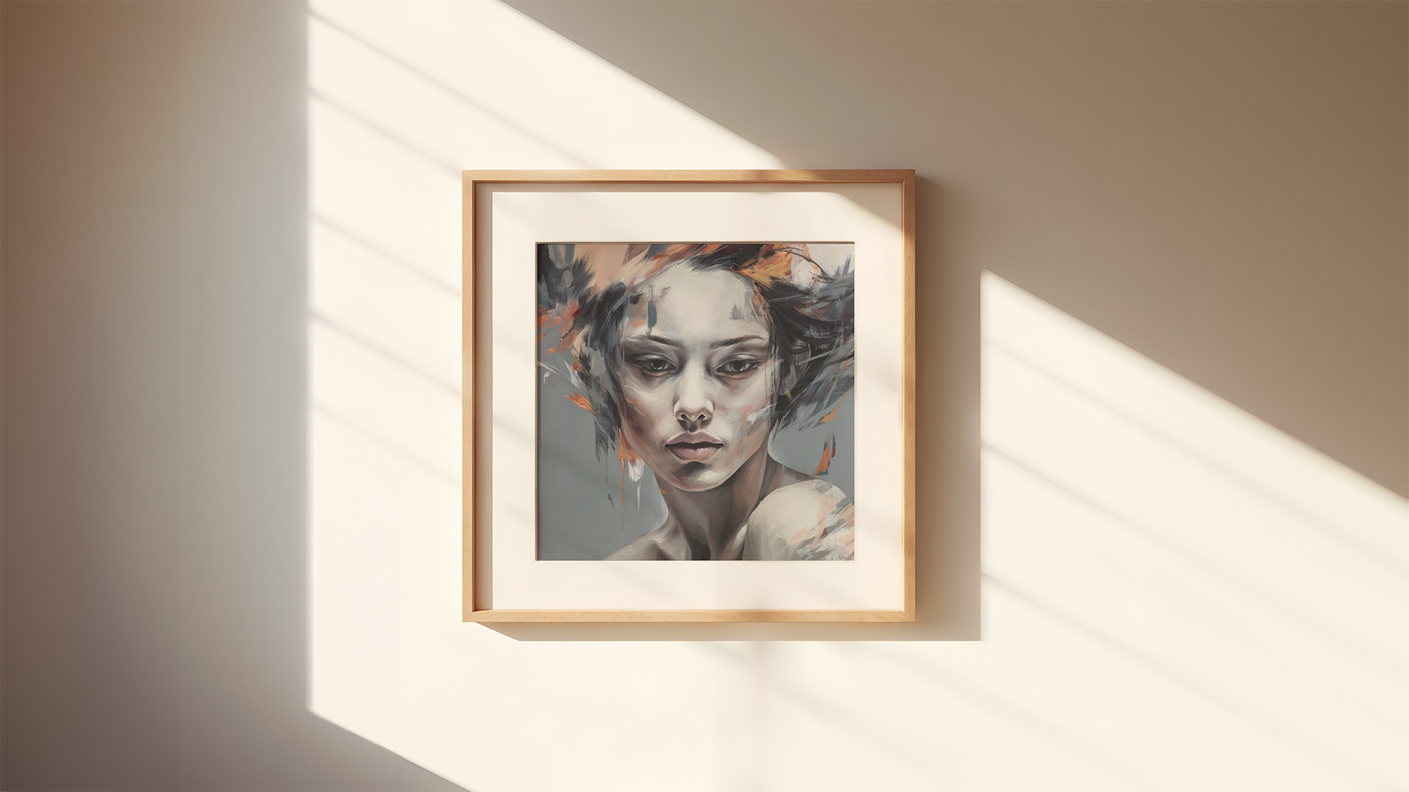 Fine art giclée trykket "Ethereal" kommer i to størrelser på kunstpapir. 