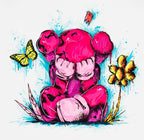 Kunstverket kommer i størrelsen 30 x 30 cm