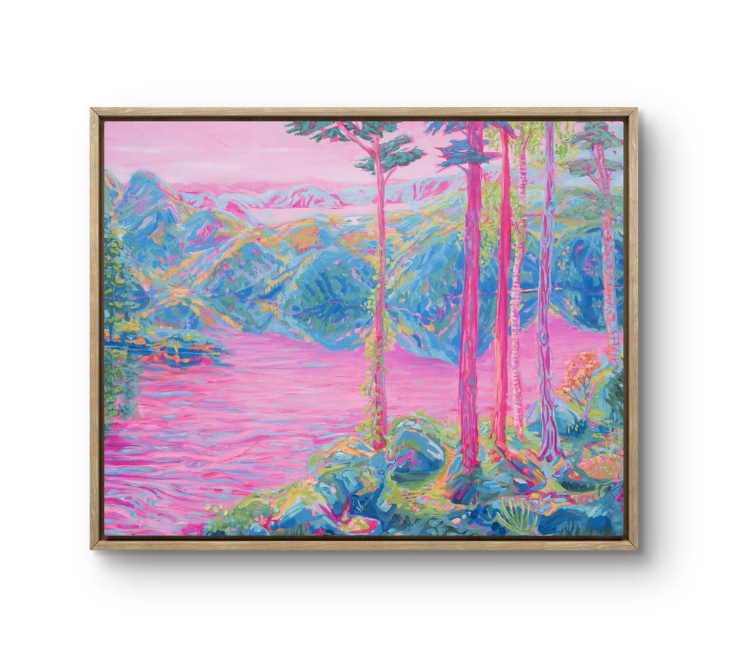 Maleriet "Fargefred" av den norske samtidskunstneren Sebastian Slotte