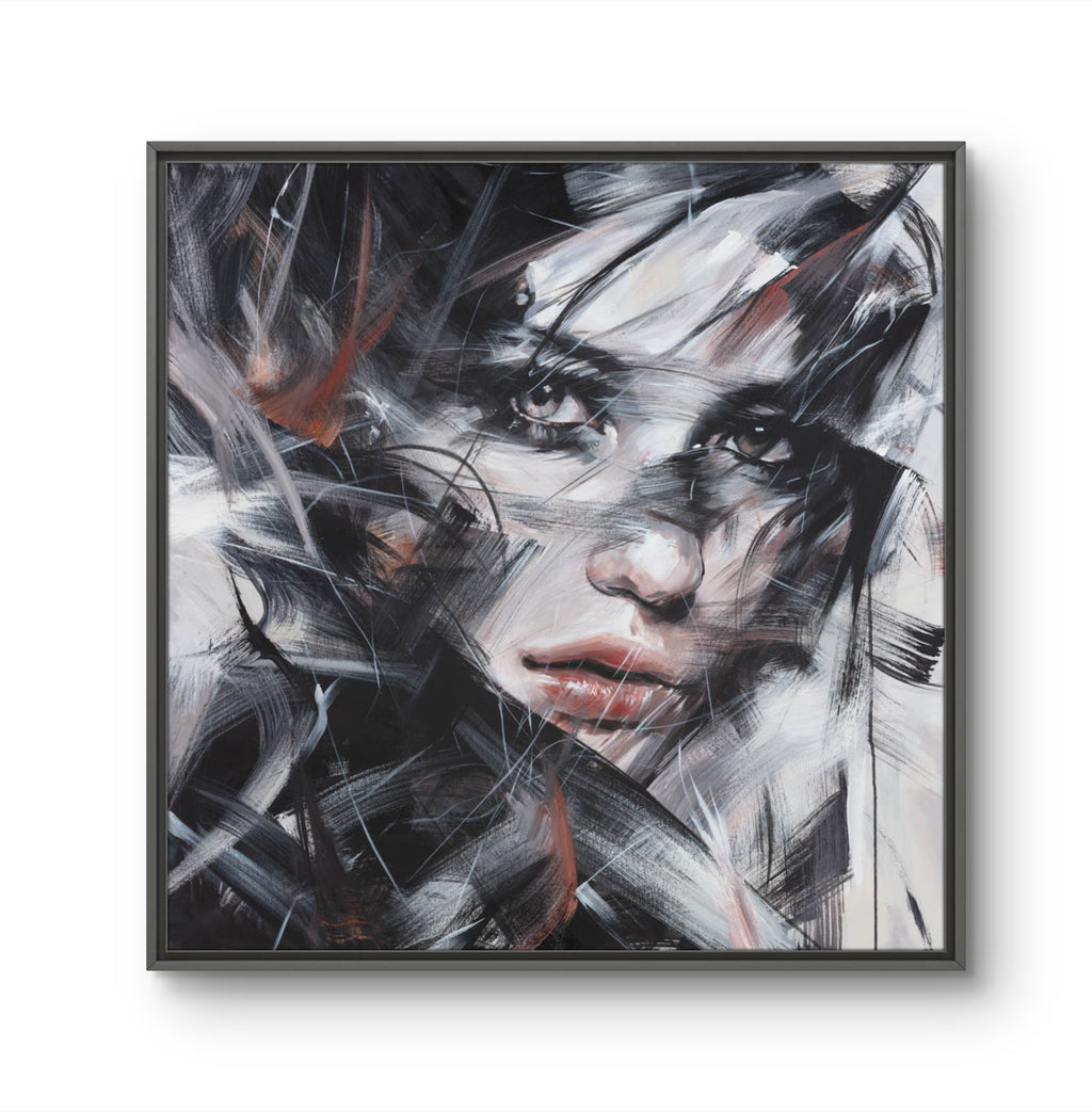 Maleriet "Flicker of hope" av den norske kunstneren Laila Maria Mæland