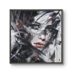 Maleriet "Flicker of hope" av den norske kunstneren Laila Maria Mæland