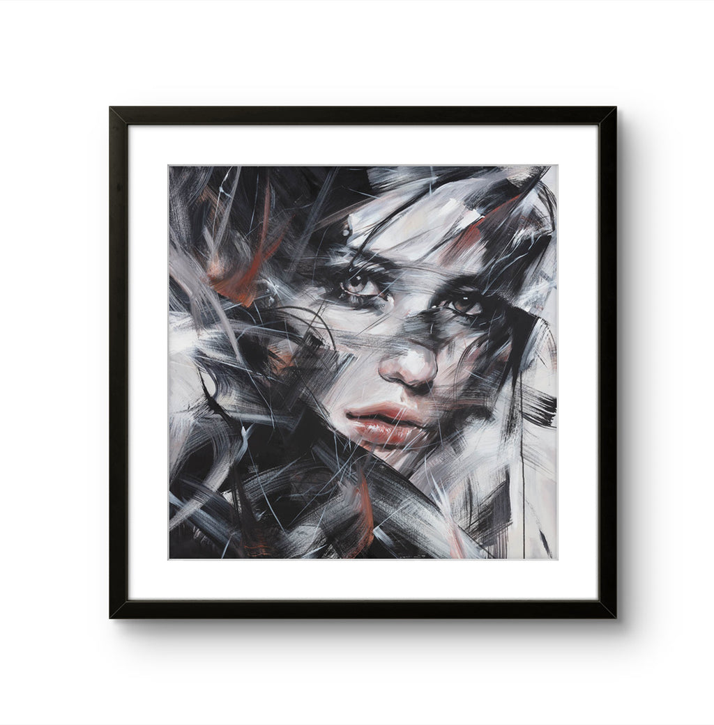 Fine art giclée trykket "Flicker of hope" av den norske kunstneren Laila Maria Mæland