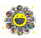 Kunstverket er laget med "doodeling"