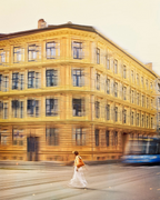 Detaljebilde av fotokunsttrykket "Frogner Passage" av fotografen Douglas Carr