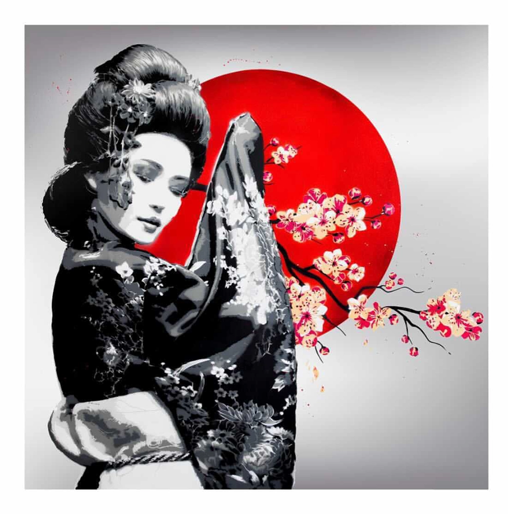 Geisha er et kunstverk laget av Alessio B