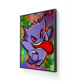 Leveres ferdig innrammet med sort sveveramme. 