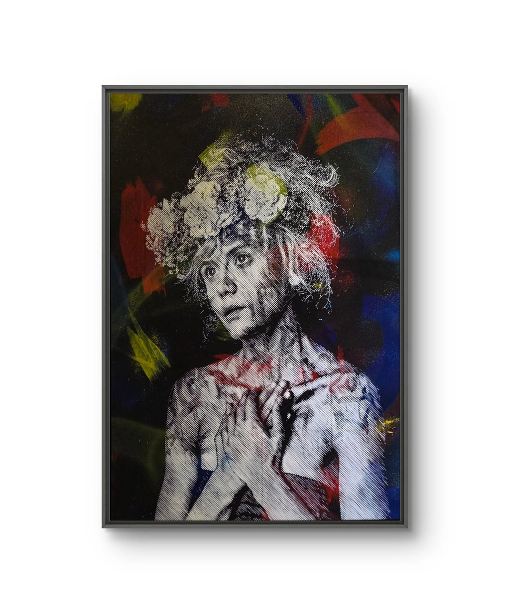 Maleriet "Gone believer" av gatekunstnerduoen Snik