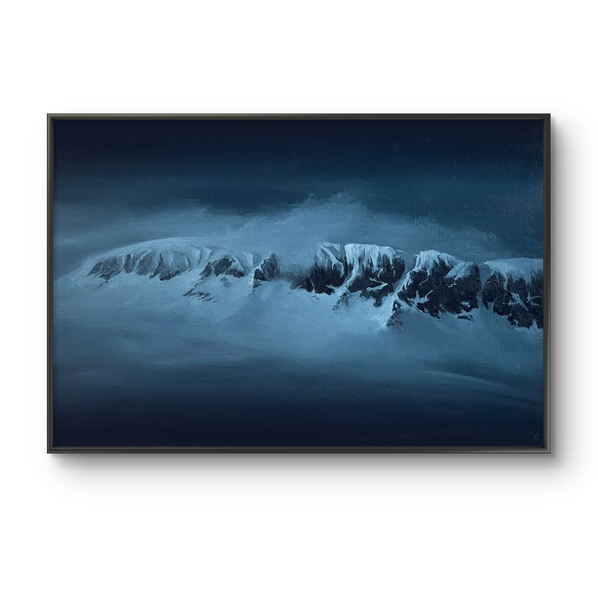 Maleriet "Hallingskarve" av den norske samtidskunstneren Torkild Iversen