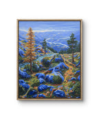 Maleriet "Hel ved" av den norske samtidskunstneren Sebastian Slotte