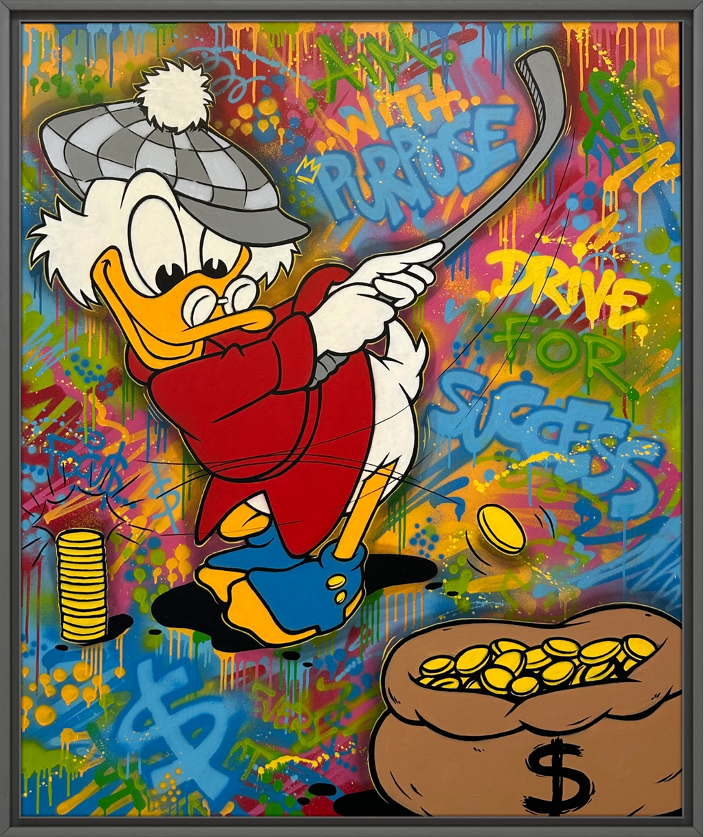 Detaljebilde av kunstverket "Hole in one" av Salke1